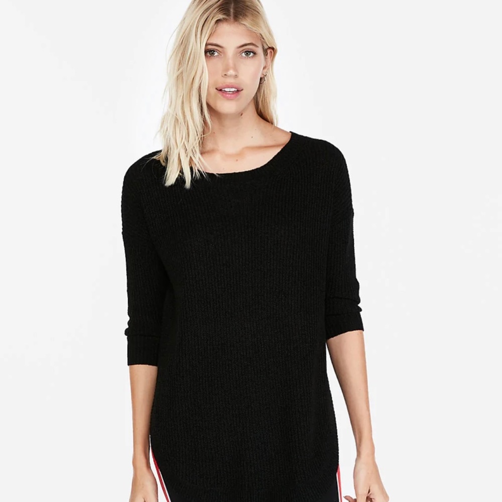 Express black sweater- new